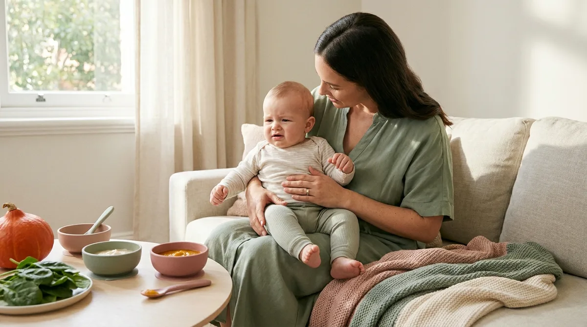 Foto sobre bebê não faz cocô