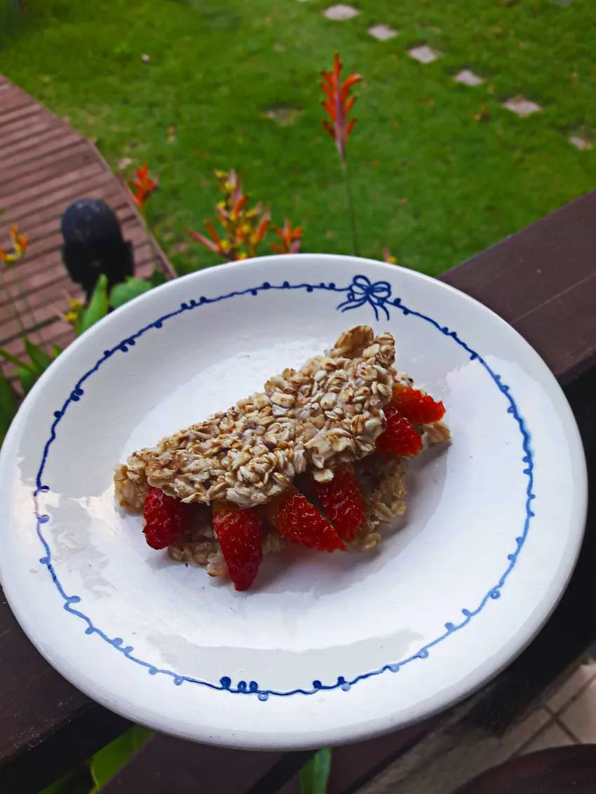 Aveioca de morango para bebês