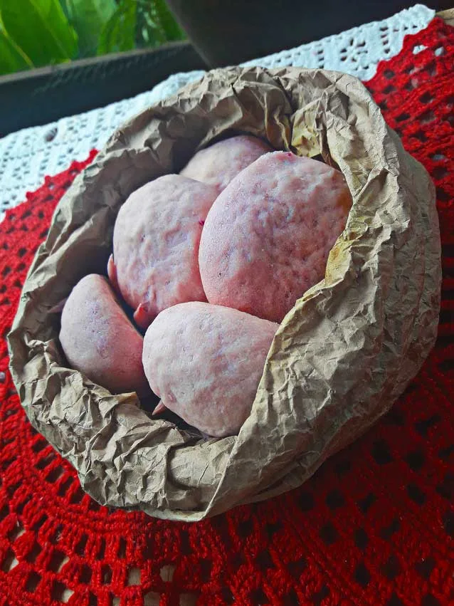 Pãozinho de batata doce para bebês