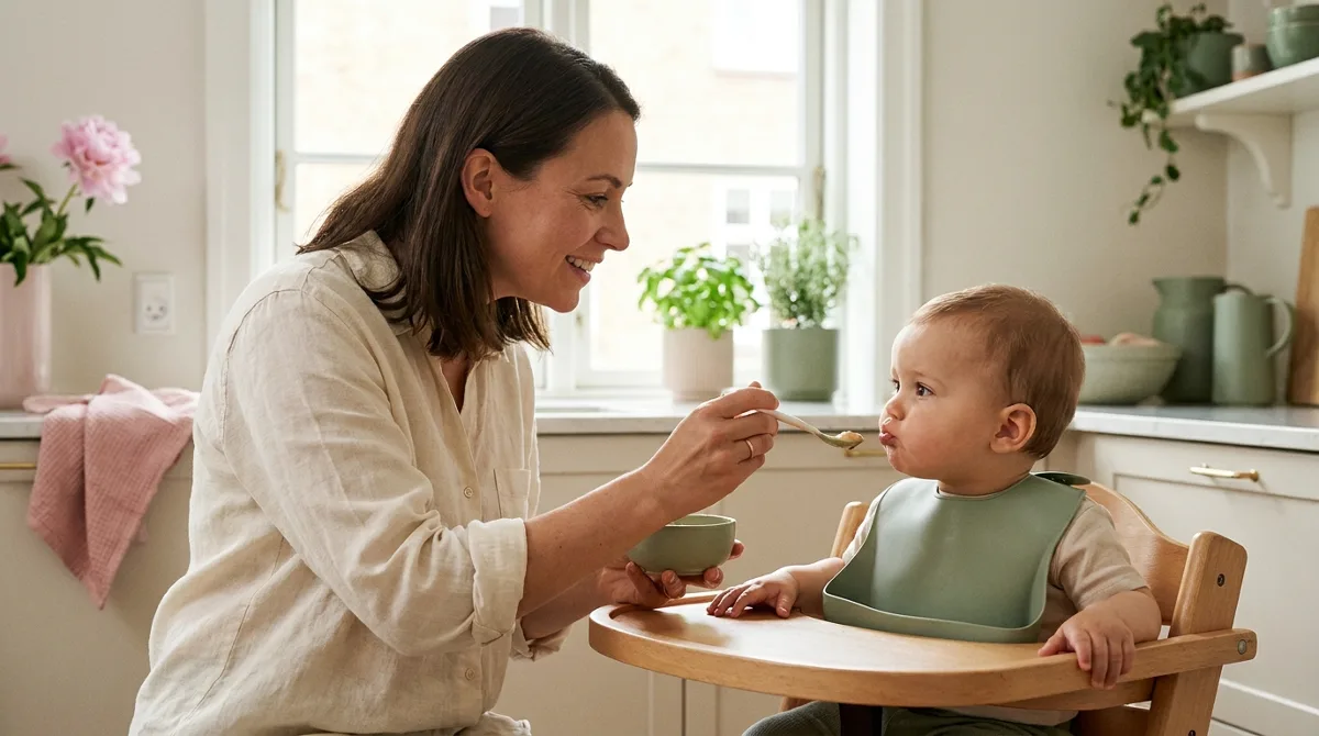 Foto sobre Recusa alimentar: o que fazer quando o bebê fecha a boca para a comida
