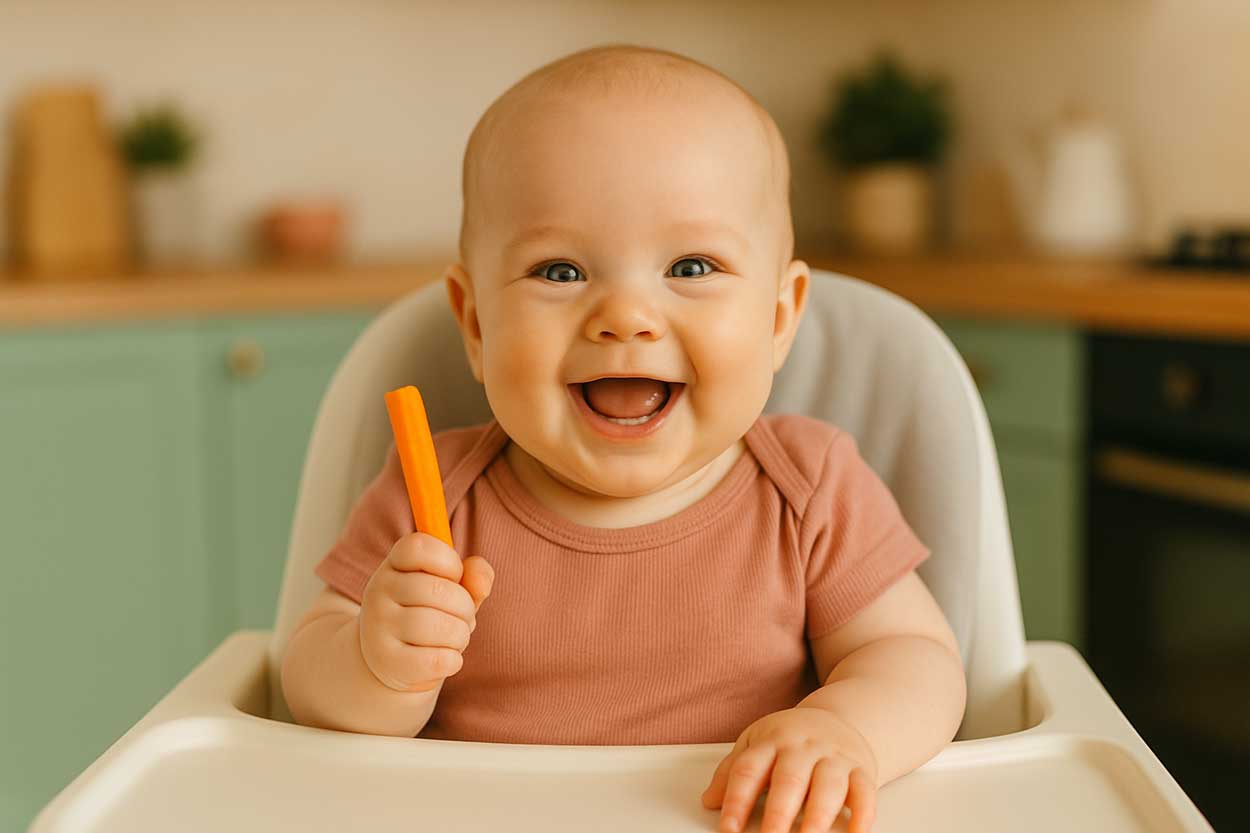 O que o bebê de 6 meses pode comer? Guia prático (texturas, porções e exemplos) O que bebê de 6 meses pode comer