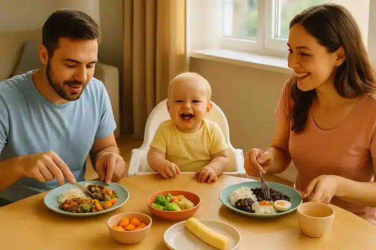 Recusa alimentar: ambiente de refeição calmo e sem telas.