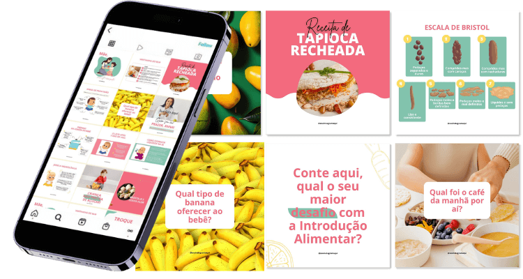 Mockup Posts para Nutricionista