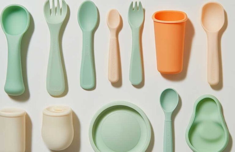 Utensílios para a introdução alimentar