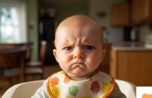Bebê de 7 meses não come