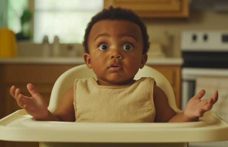 Sal para bebê de 7 meses