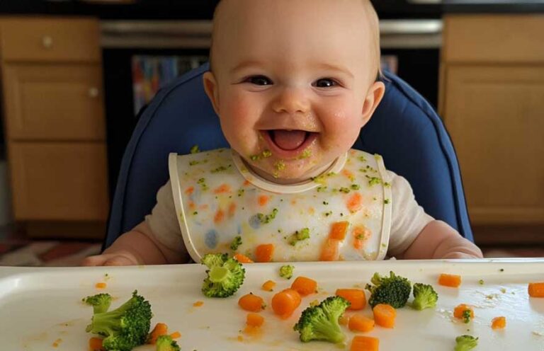 Bebê 7 meses Legumes