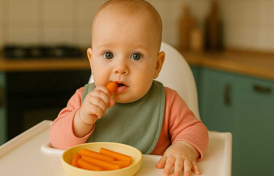 Legumes para bebê de 10 meses: variações no prato e mais autonomia na alimentação Legumes para bebê de 10 meses