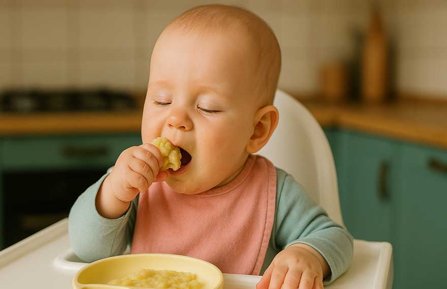 Legumes para bebê de 11 meses: variedade, autonomia e a transição para a comida da família Legumes para bebê de 11 meses