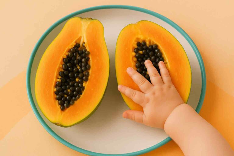 Posso dar mamão para o bebê?