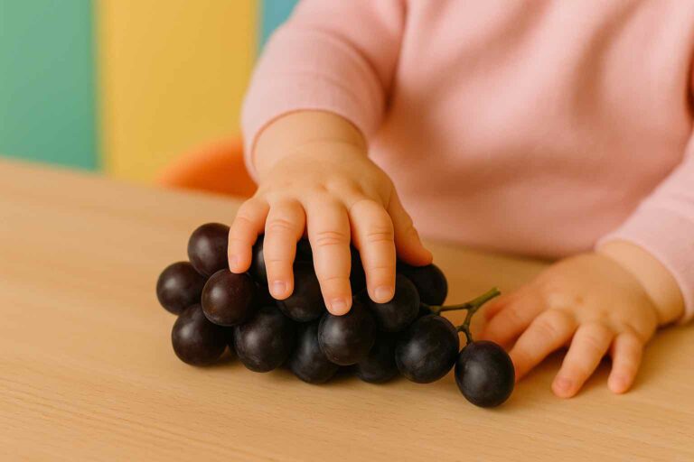 Posso dar uva para o bebê?